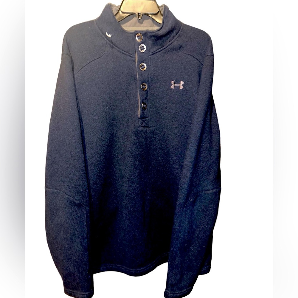 Under Armour Men’s Loose ColdGear Long Sleeve Fleece Pullover (XXL)